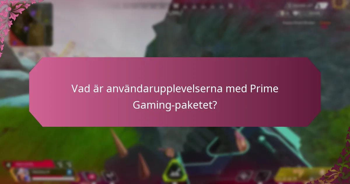 Hur jämför sig Prime Gaming-paketet med andra spelprenumerationer?