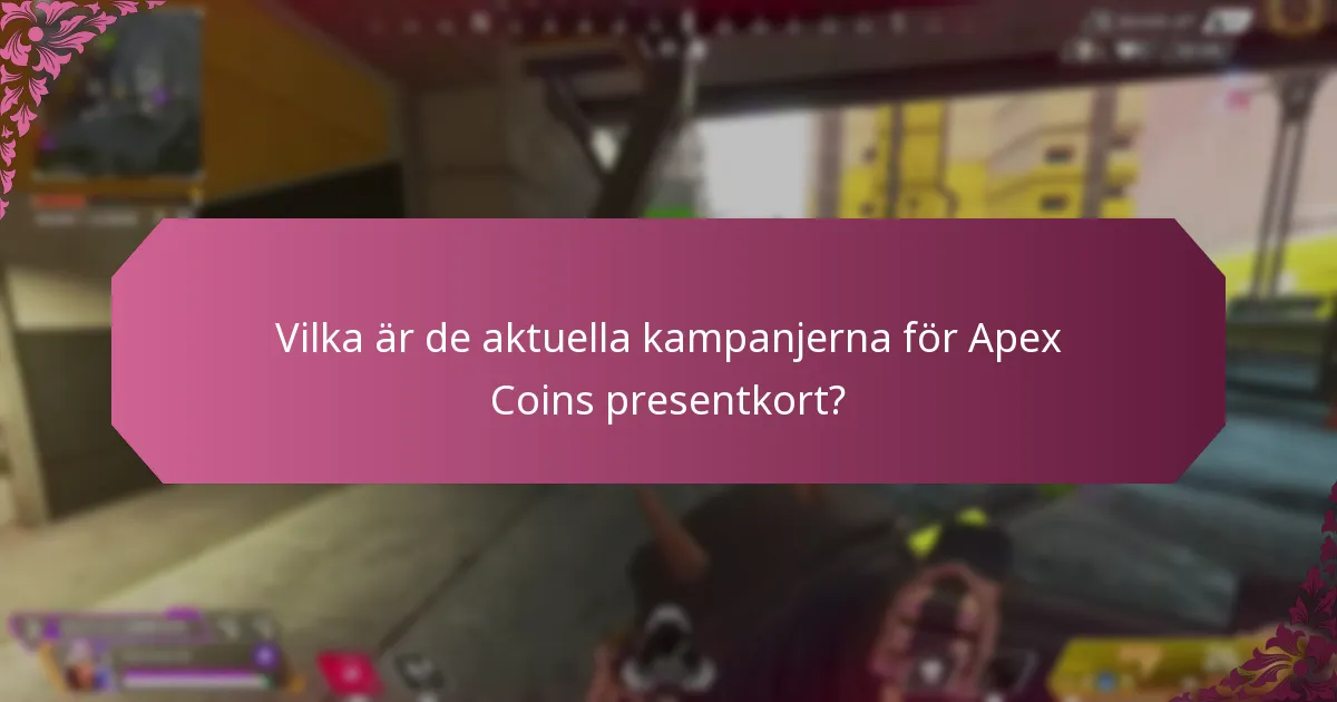 Vilka speciella evenemang erbjuder kampanjer för Apex Coins presentkort?